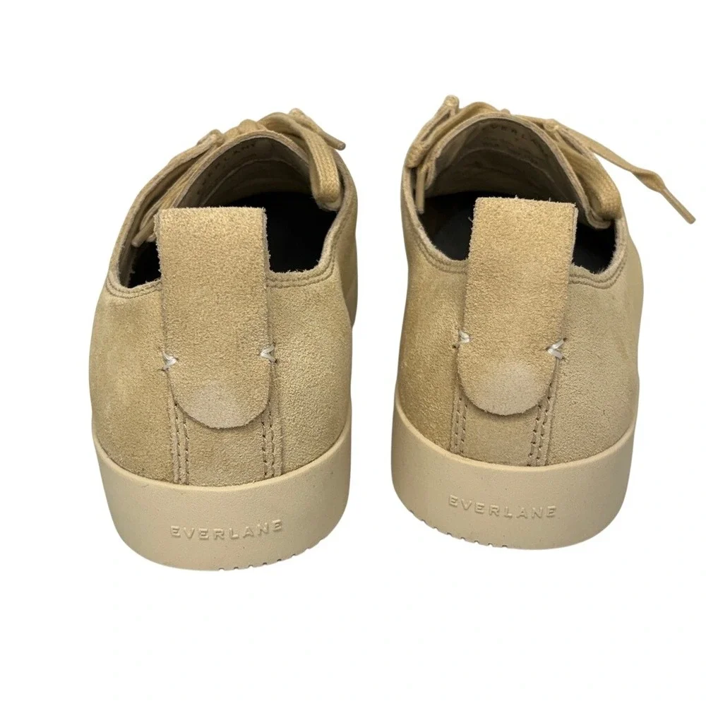 Everlane Tan‎ Suede Leather Platform Trainer Sneaker Loafer 7 Preppy Outdoor